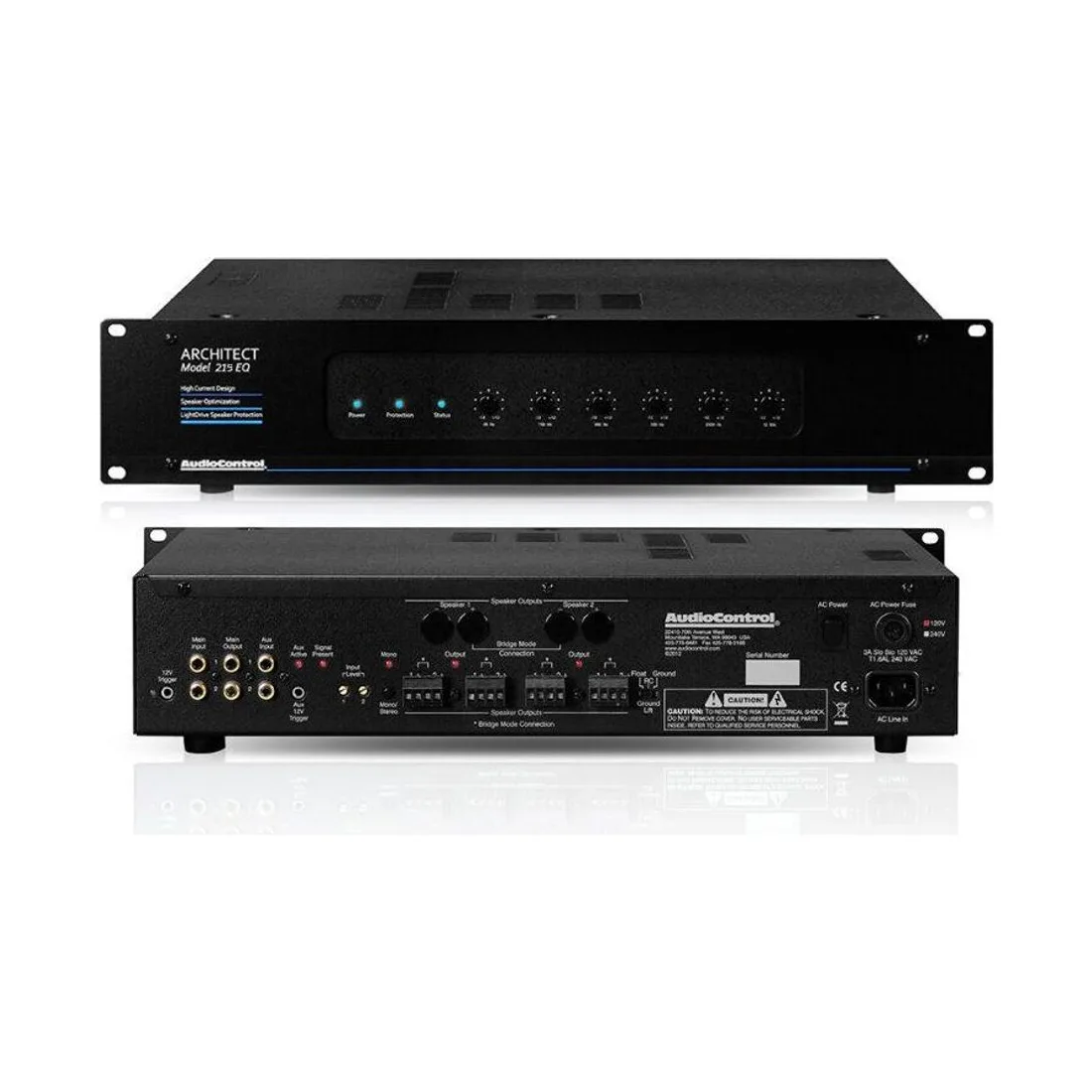 AudioControl ARCHITECT 215 EQ – der 2-Kanal-Verstärker mit sechsbandigem Equalizer