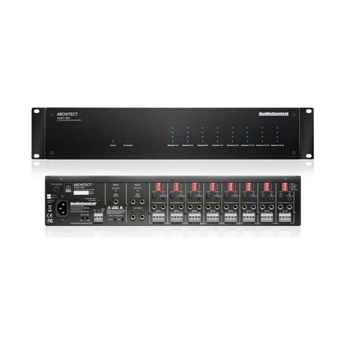 AudioControl ARCHITECT 2660 – der kanalstarke 16-Kanal-Verstärker mit LightDrive-Schutz