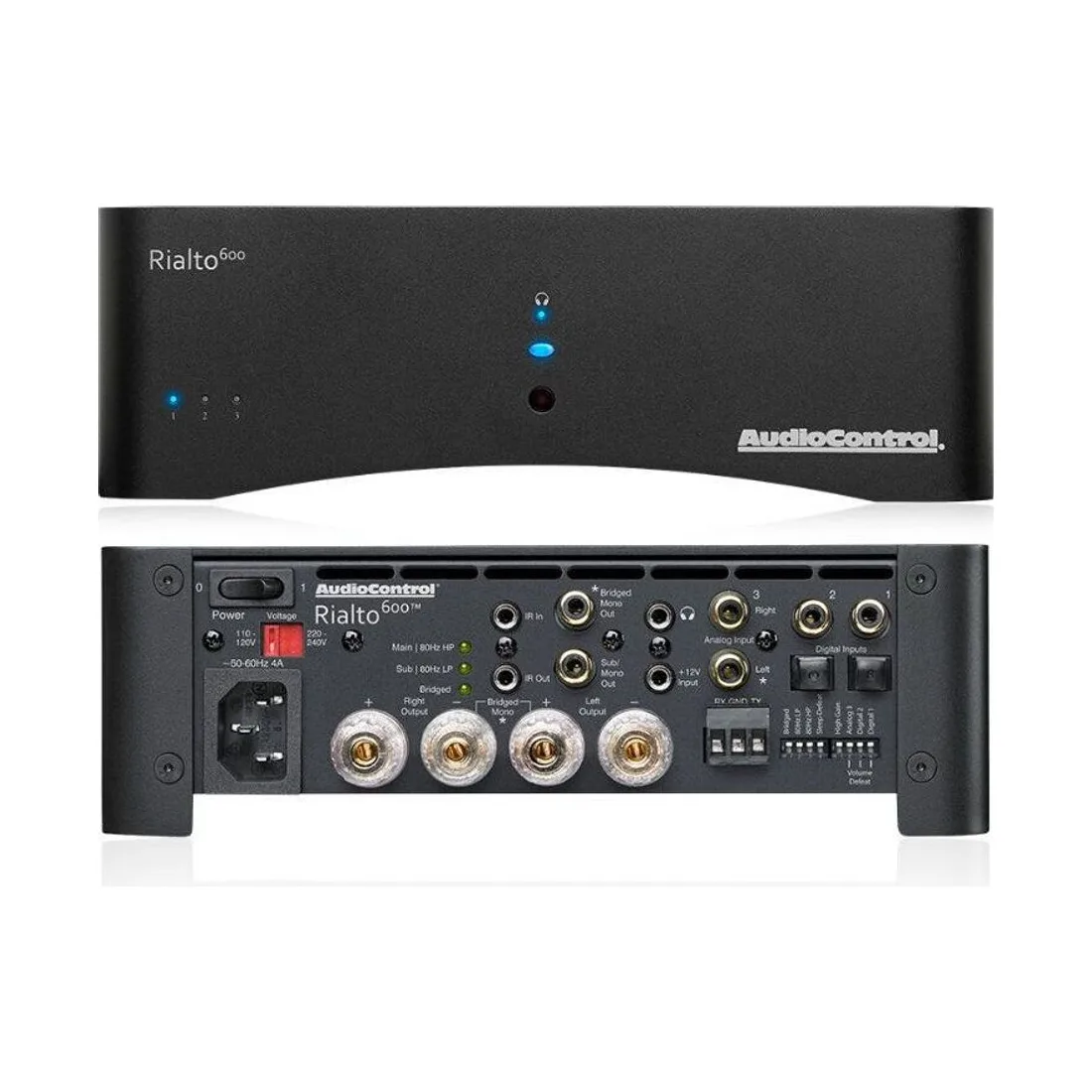 AudioControl RIALTO 600 – der kompakte Verstärker mit Wandler und fünf Eingängen