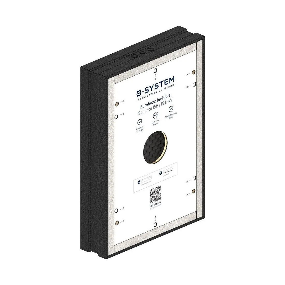 Euroboxx Invisible IS8/IS10W – ein Gehäuse für zwei Lautsprecher der Invisible Series