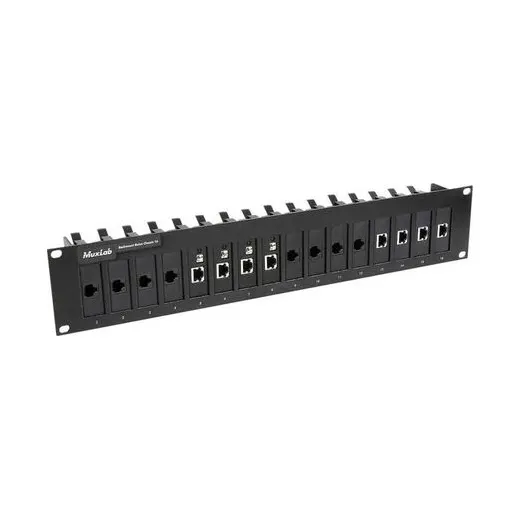 MuxLab Balun-Chassis und Halterungen