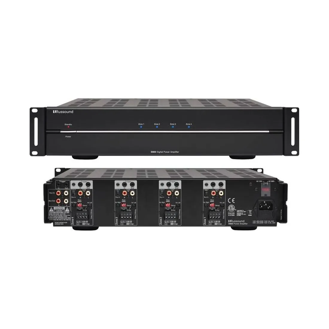 Russound D850 – acht Kanäle mit 50 Watt für vier Stereozonen