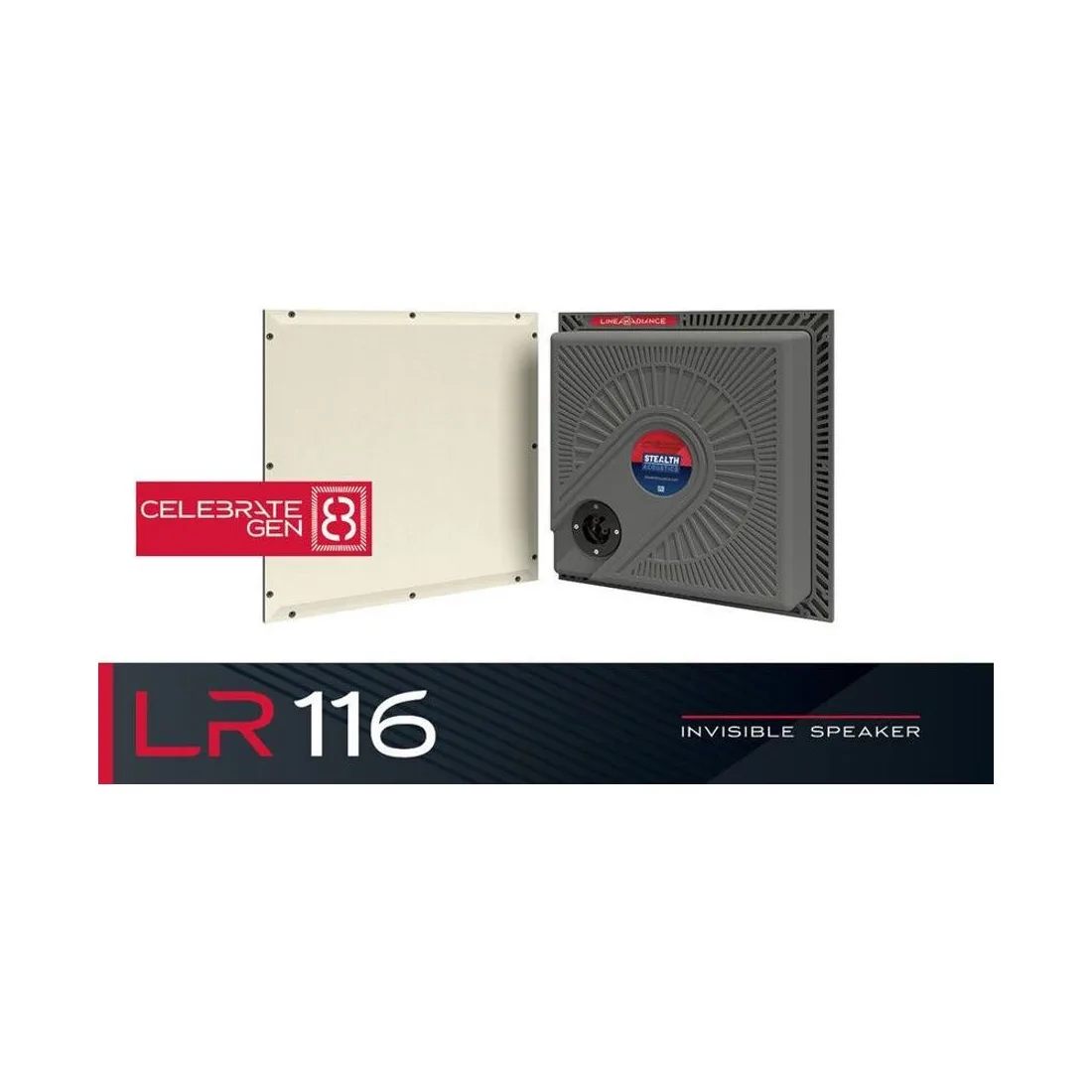 Stealth Acoustics LR116 – der kompakte unsichtbare Lautsprecher, der in der Wand verschwindet