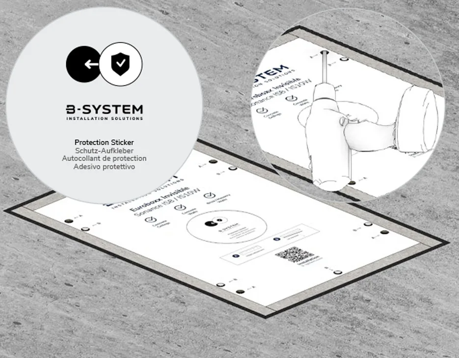 Einbau der BS Euroboxx Invisible – E-06